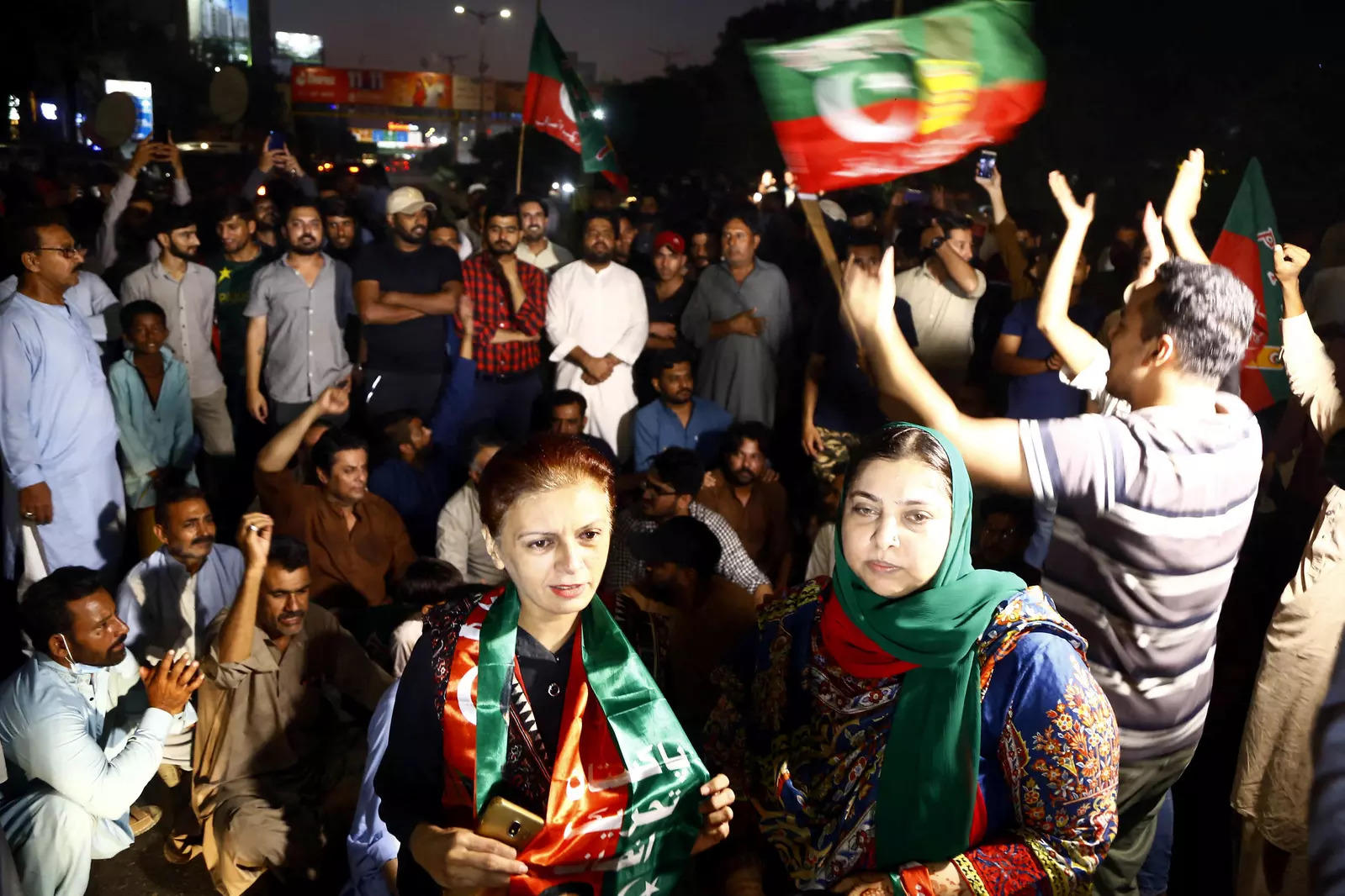 Imran Khan’s supporters hold protest across Pakistan; see pics