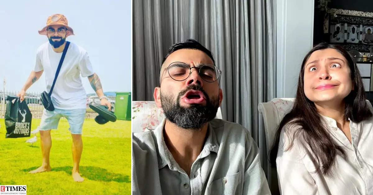 Virat Kohli is all hearts as Anushka Sharma drops goofy pictures of the batting legend on his 34th birthday