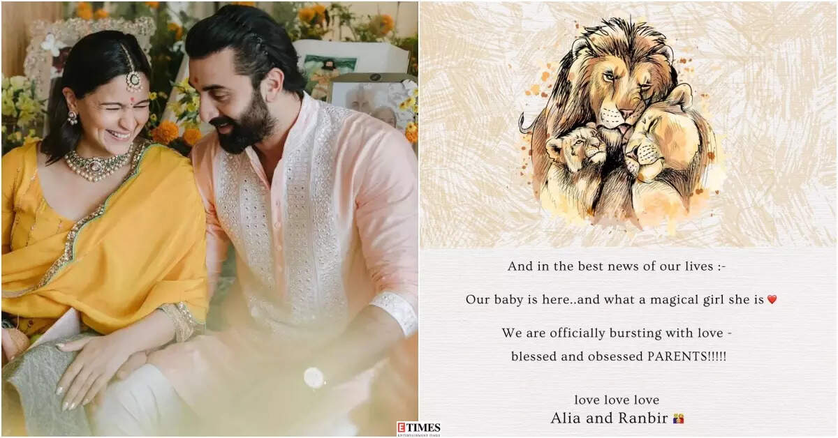 These pictures of Alia Bhatt and Ranbir Kapoor take over the internet as they welcome a baby girl