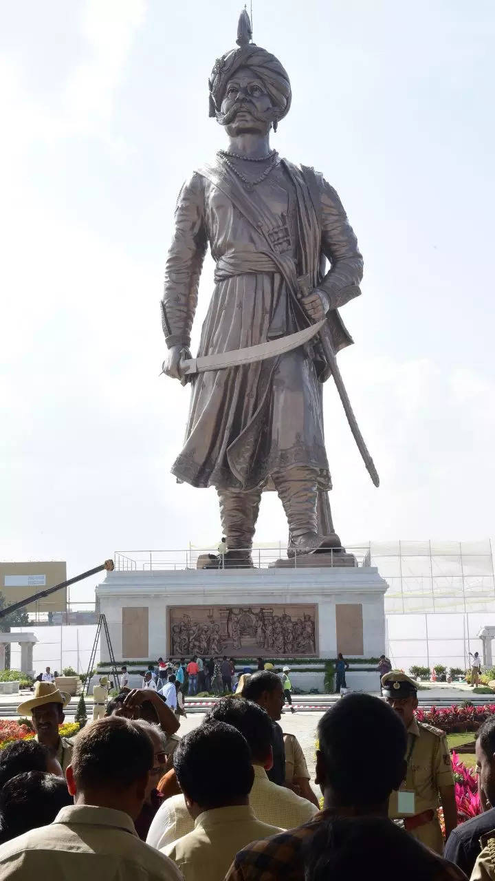 PM Modi Unveils 108-foot-tall Bronze Statue Of Bengaluru Founder ...