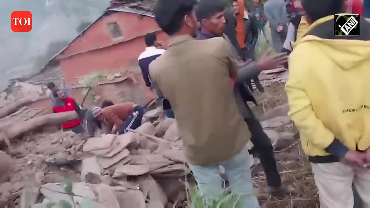 Biggest earthquake recorded in nepal