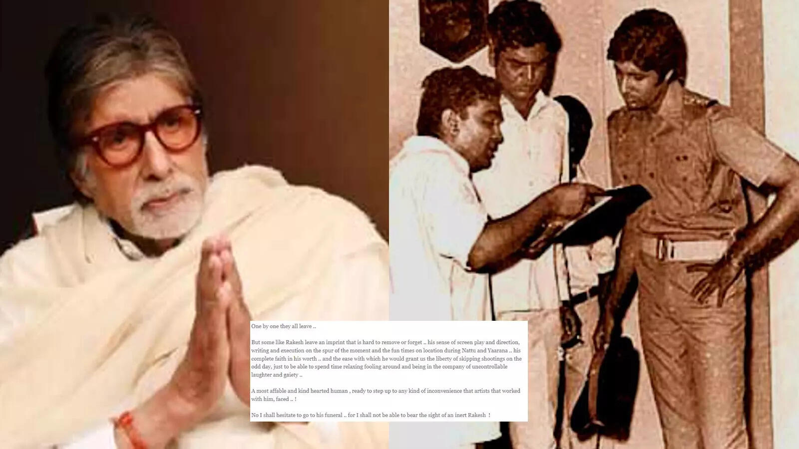 Amitabh Bachchan mourns 'Mr. Natwarlal' filmmaker Rakesh Kumar's demise