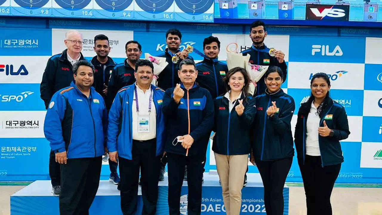 Four more gold medals for India in Asian Airgun…