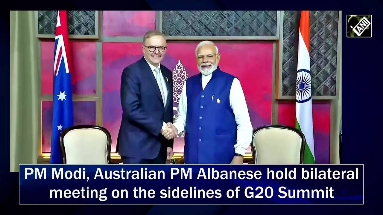 Pm Modi His Australian Counterpart Albanese Hold Bilateral Talks On The Sidelines Of G20 Summit 4619