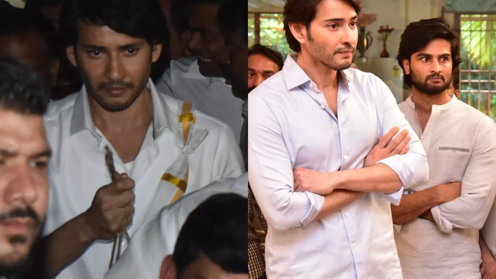 Mahesh Babu Gets Emotional At Krishna's Last Rites: Tollywood Celebs ...