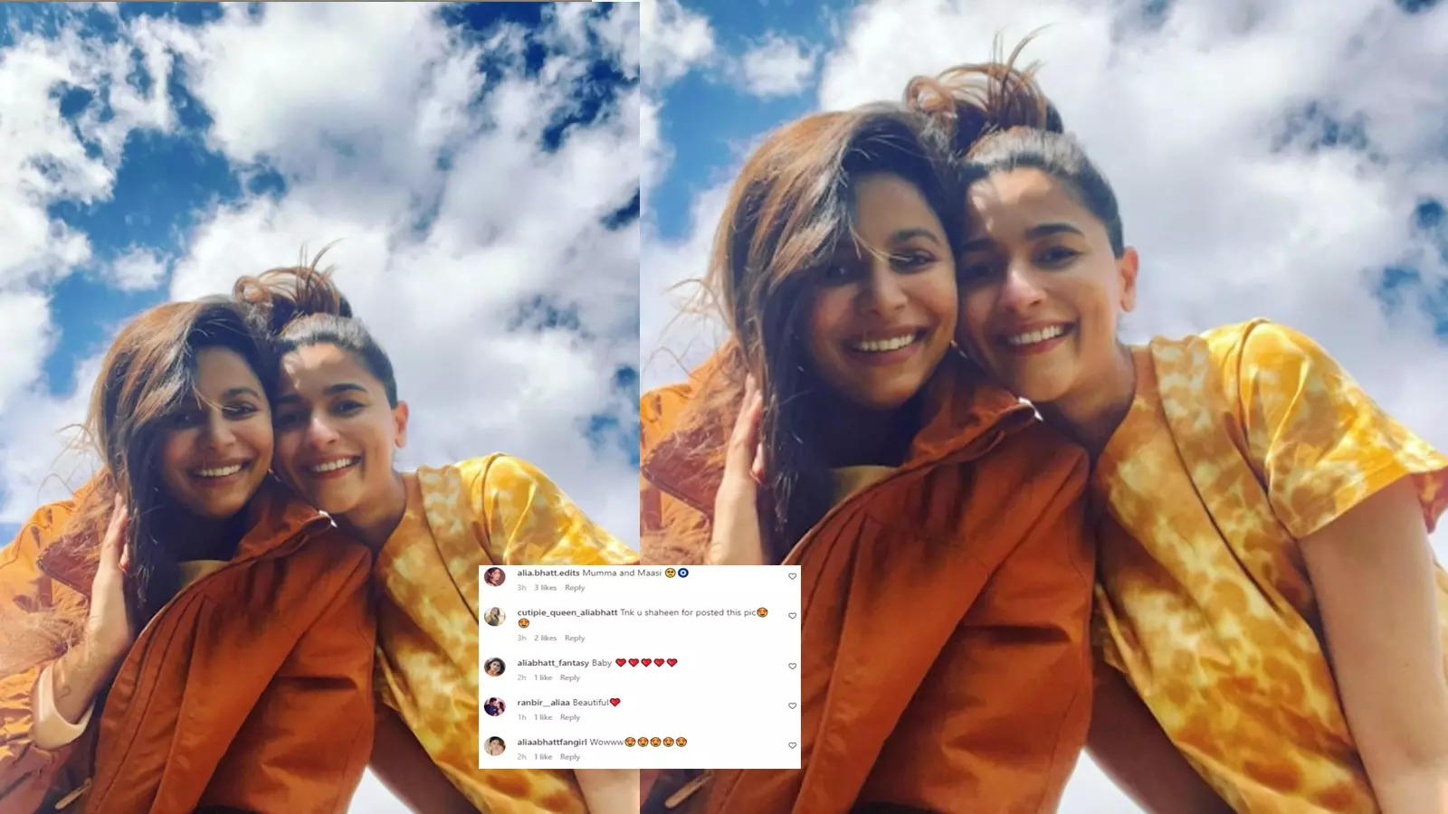 New mommy Alia Bhatt poses with sister Shaheen Bhatt for a happy sun-kissed  picture, netizens says 'Mumma and Maasi' | Hindi Movie News - Bollywood -  Times of India