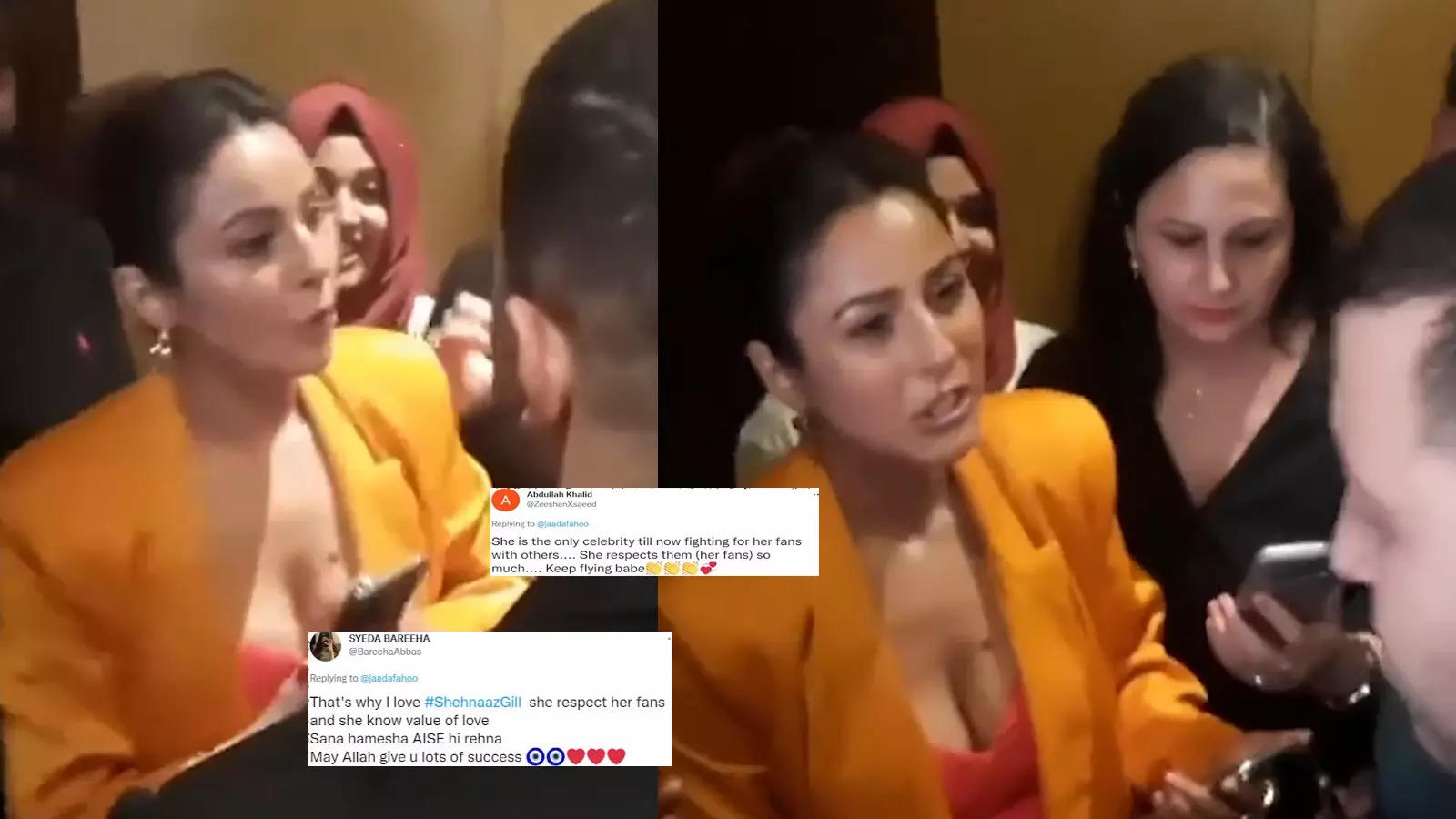 Viral Shehnaaz Gill Yells At Bodyguards For Pushing Fans Trying To Click Pictures With Her 3835