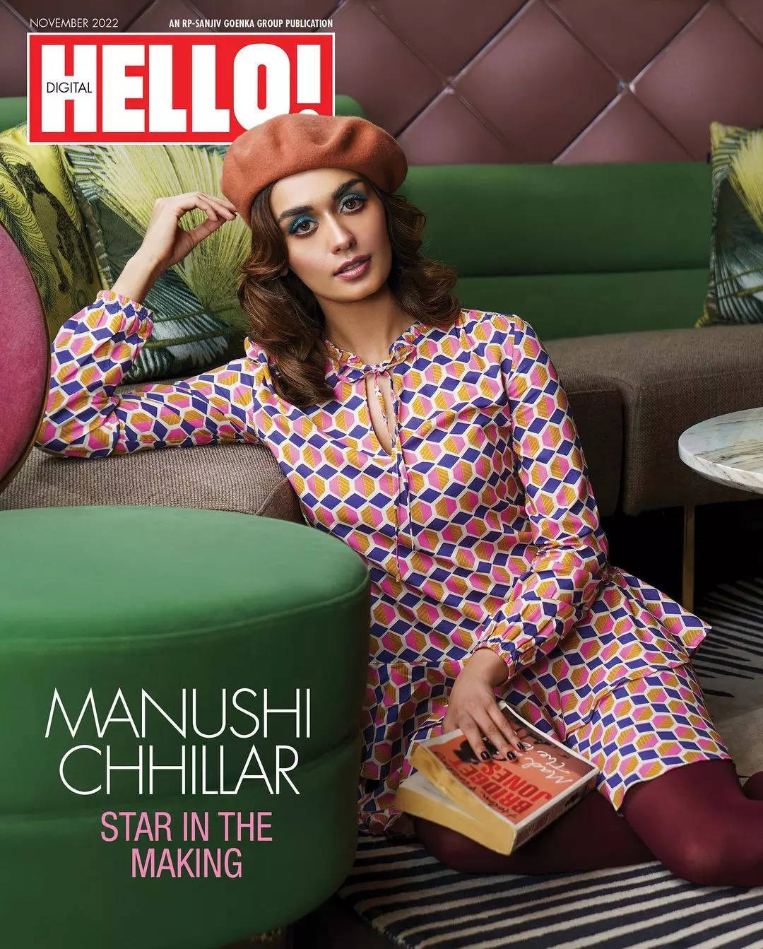 Manushi Chhillar graces the cover of 'Hello' magazine