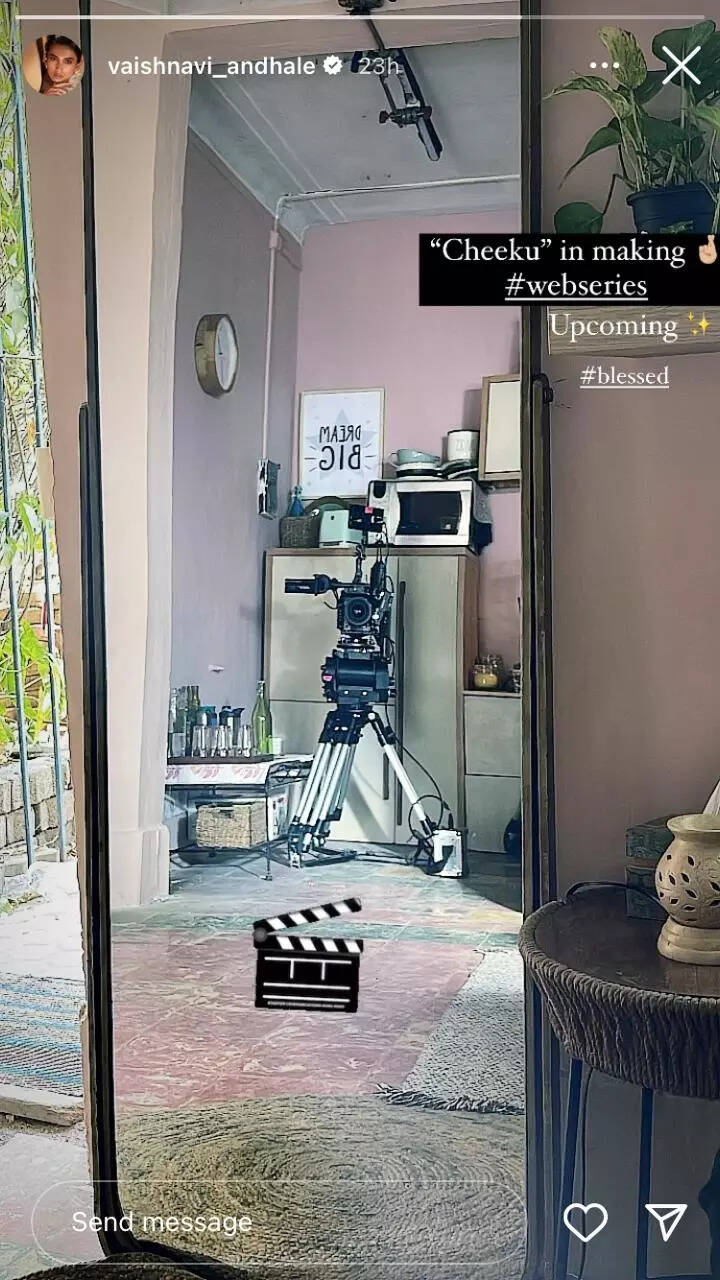 Vaishnavi Andhale starts shooting for her upcoming web series ‘Cheeku’