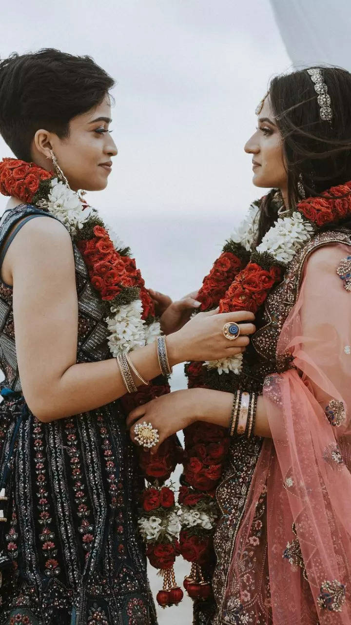 You cant miss this Kerala-based lesbian couples heartwarming bridal shoot The Times of India image picture