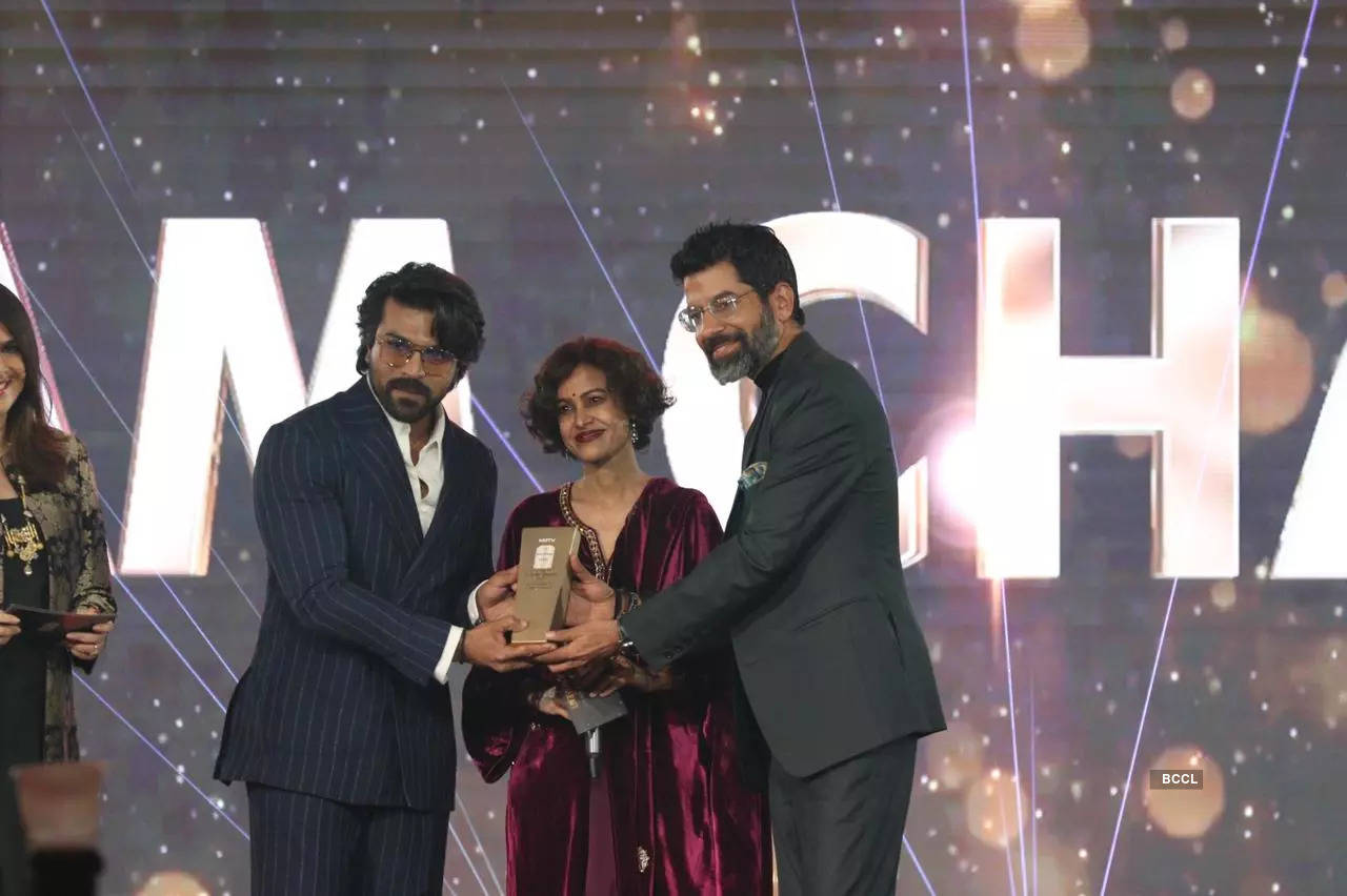 The mega-powerstar of Telugu cinema Ram Charan won the “The Future Of Young India” award