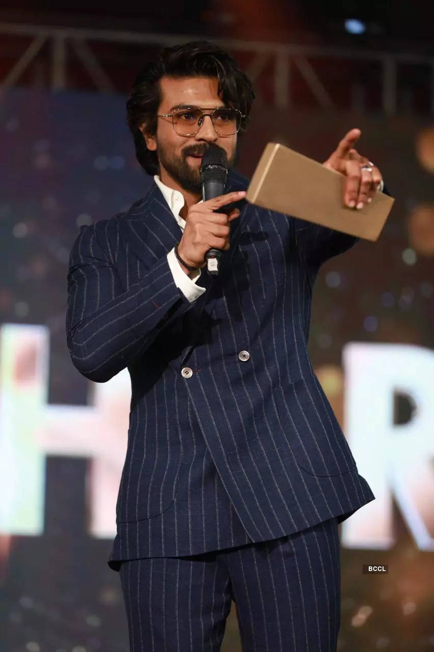 The mega-powerstar of Telugu cinema Ram Charan won the “The Future Of Young India” award