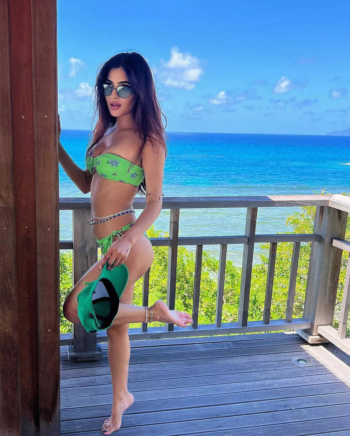 Karishma Sharma beats the heat in style