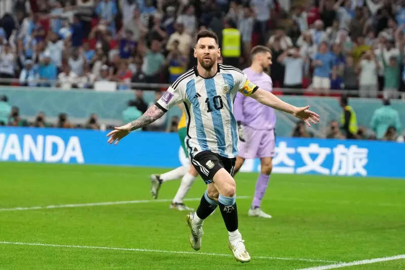 FIFA 2022: Lionel Messi surpasses Diego Maradona's record in World Cup knockout clash, see pictures