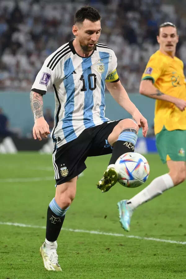 FIFA 2022: Lionel Messi surpasses Diego Maradona's record in World Cup knockout clash, see pictures