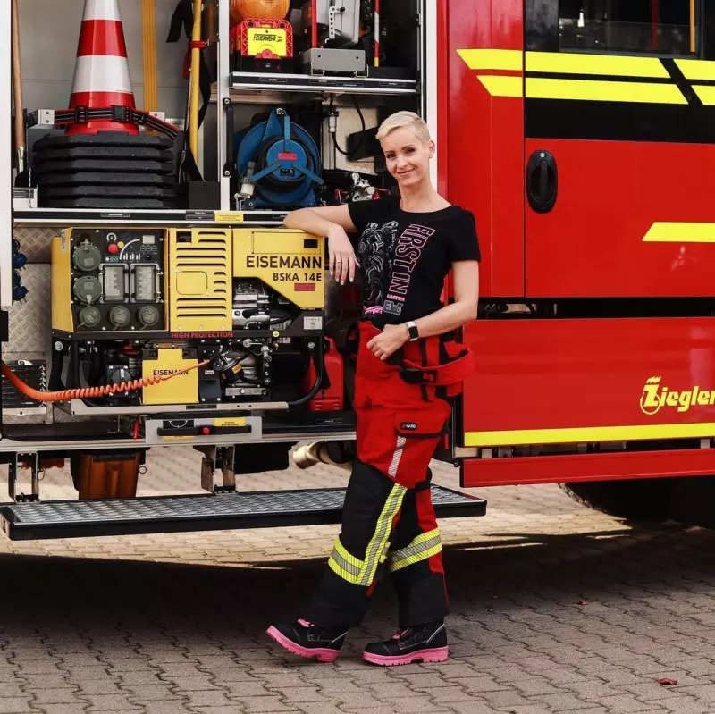 Meet Anike Ekina, a firefighter who is setting the internet ablaze with her captivating pictures