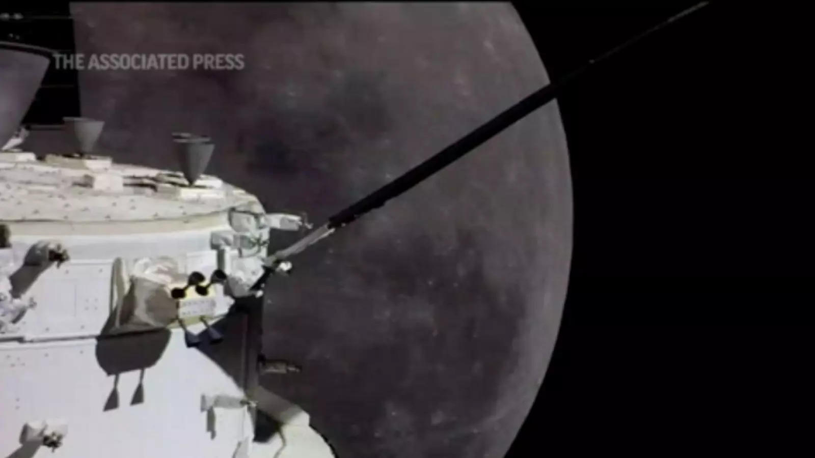 Nasas Moon Capsule Heads Home Overflies History