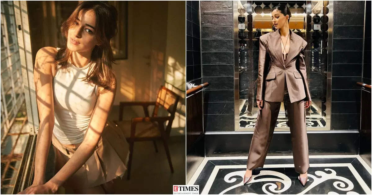Ananya Panday steals hearts with her stunning fashion game in these trendy outfits, see pictures