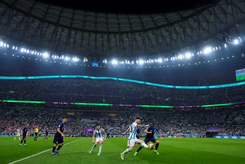 FIFA 월드컵 2022: 아르헨티나가 크로아티아를 3-0으로 꺾고 결승에 진출했습니다. 사진 참조