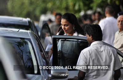 Celebs @ late Shammi Kapoor's Chautha