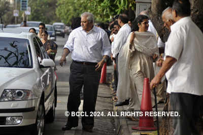 Celebs @ late Shammi Kapoor's Chautha