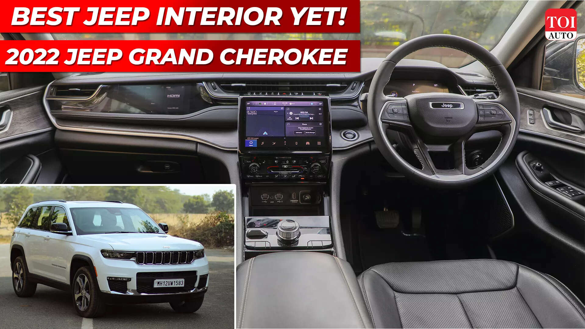Jeep Grand Cherokee Cabin and Interior Explained | TOI Auto