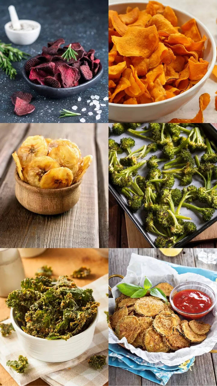 Weight Loss Recipes 8 vegetable chips that can be made in an air fryer Times of India