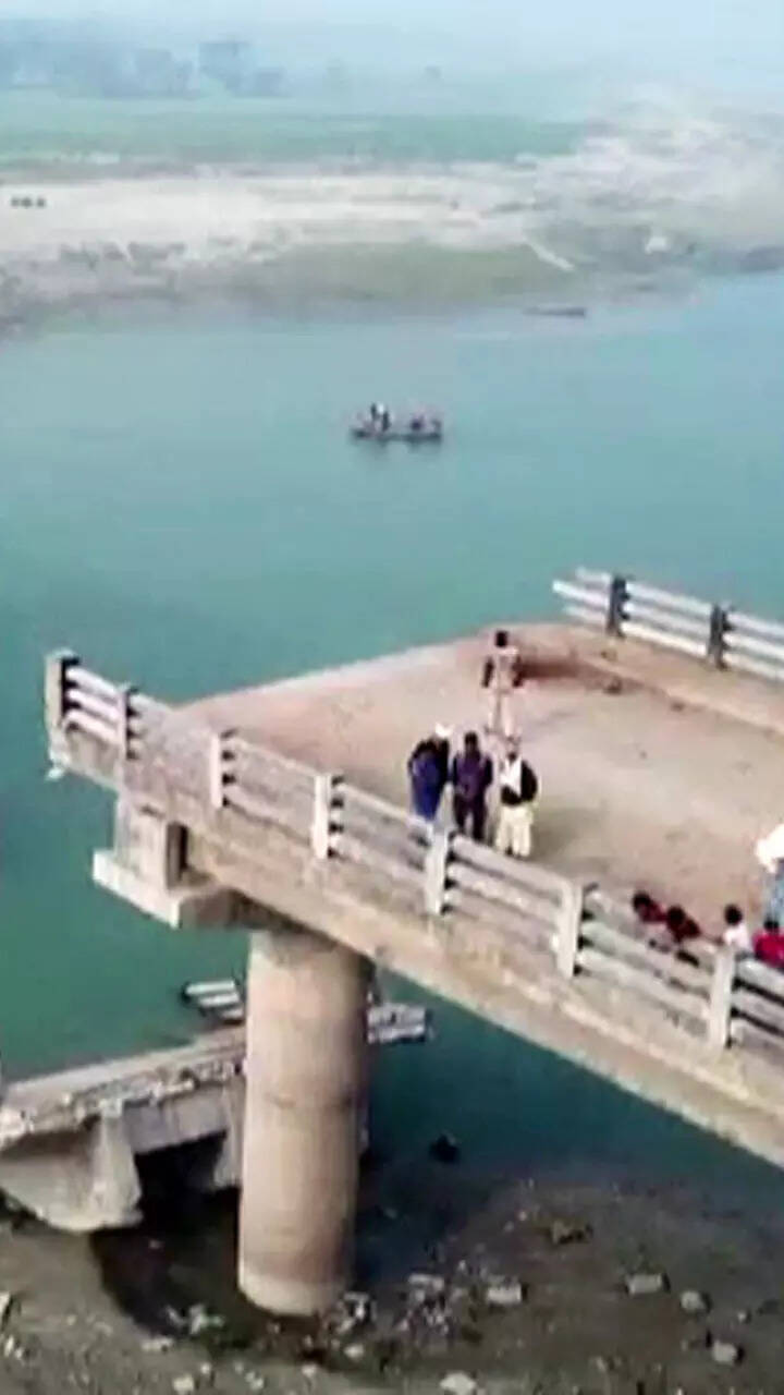 Begusarai Bridge Collapse 206 metre bridge collapses before 'opening