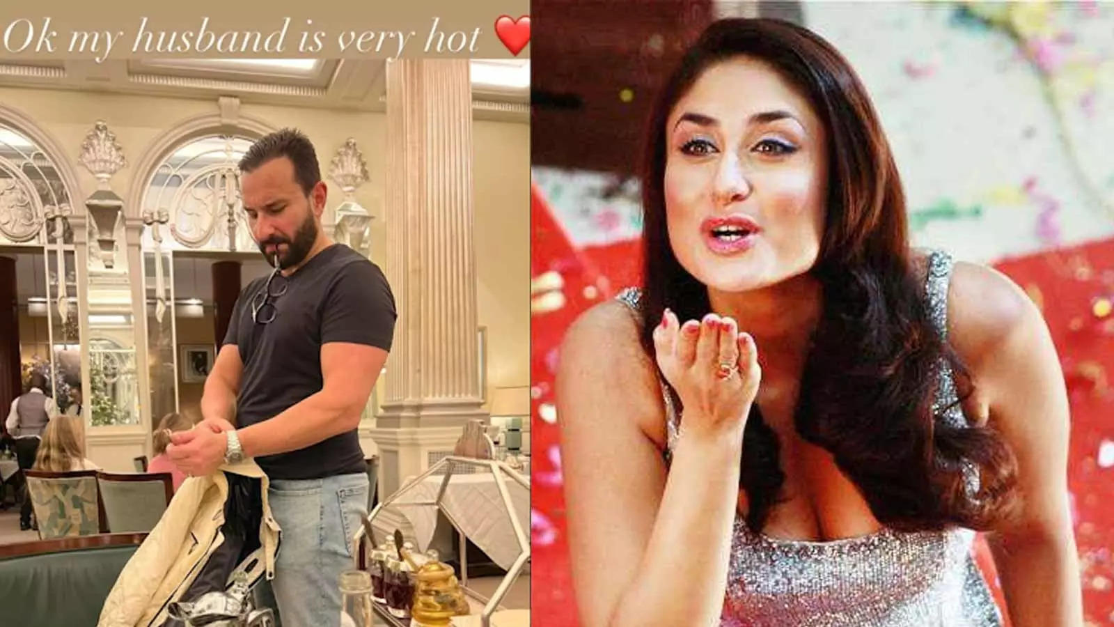 Kareena Kapoor Khan can't stop gushing over her 'hot' husband Saif Ali Khan  as she drops a candid picture of him. See pic | Hindi Movie News -  Bollywood - Times of India