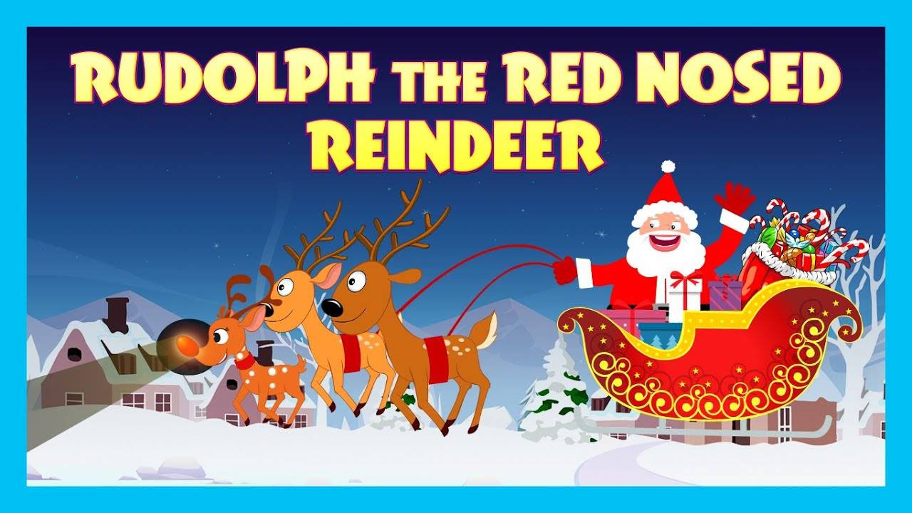 Check Out Latest Kids English Nursery Story 'Rudolph The Red Nosed ...