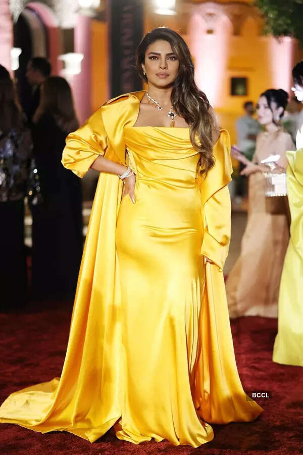 From sizzling bikinis to shimmering gowns; these pictures of Priyanka Chopra showcase her sartorial choices