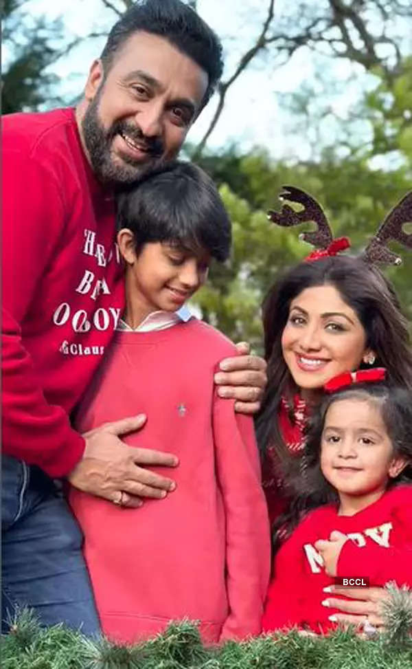 Shilpa Shetty celebrates Christmas with family in London; see pics