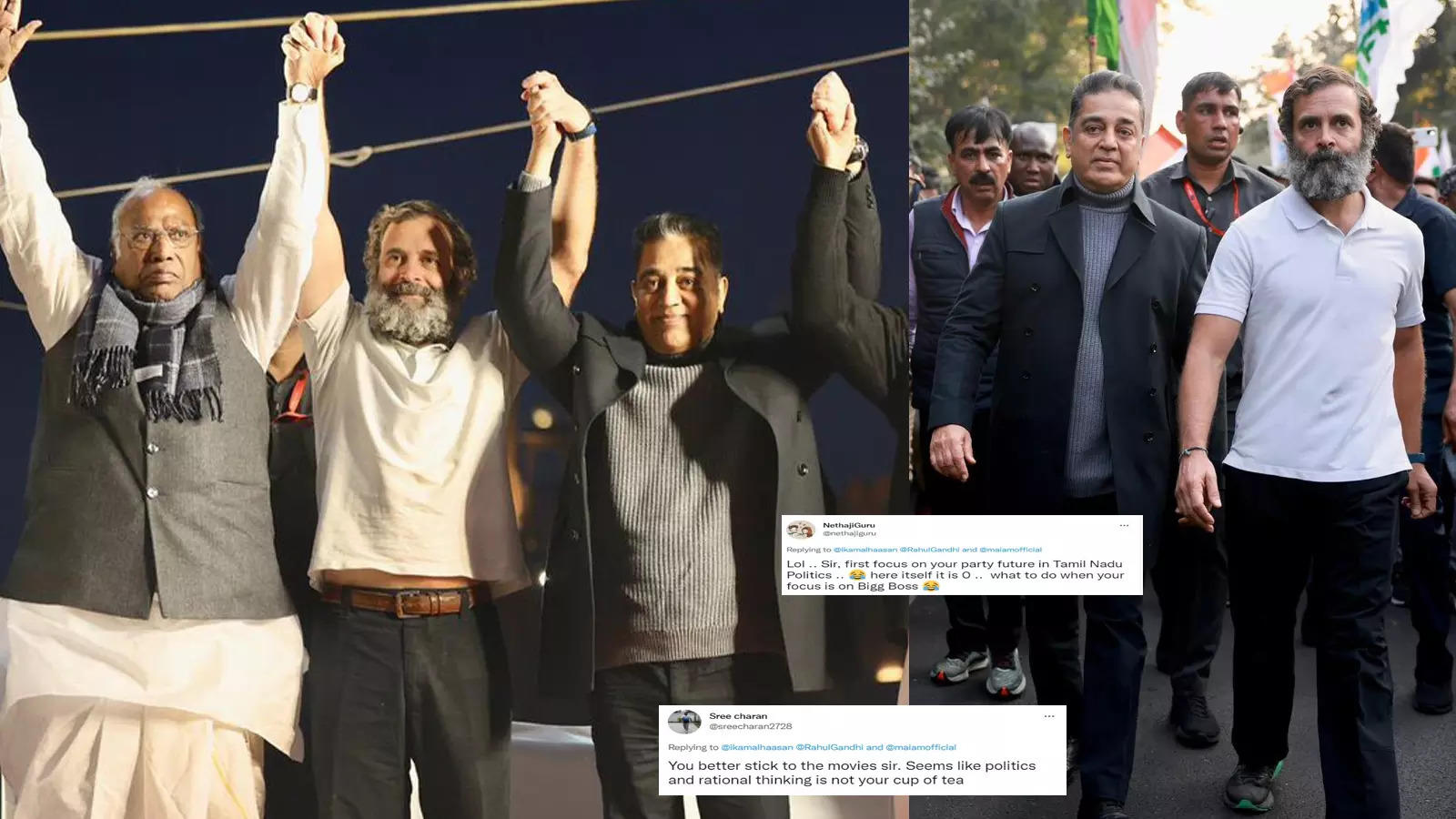 Kamal Haasan Brutally Gets Trolled For Joining Rahul Gandhi S Bharat