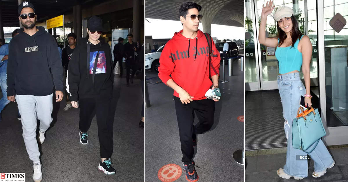 #ETimesSnapped: From Vicky Kaushal-Katrina Kaif to Sidharth Malhotra-Kiara Advani, paparazzi pictures of your favourite celebs