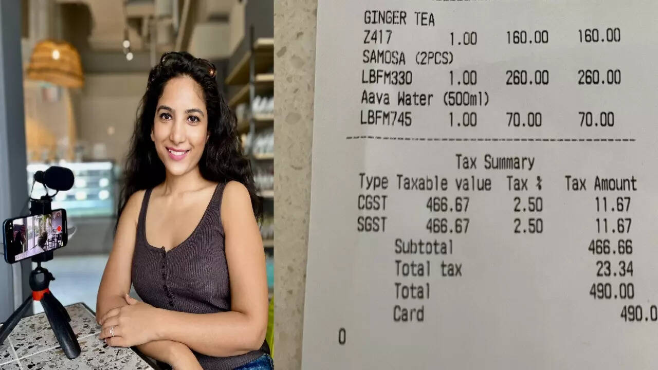 Woman's tweet about paying nearly Rs 500 for samosa and chai at airport goes viral
