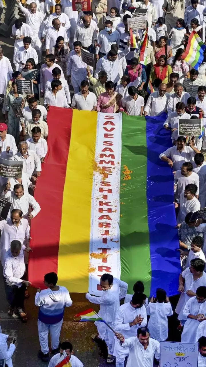 Jain Community Takes Out Rally In Mumbai Against Jharkhand Govts Decision To Turn Shri Sammed 5827