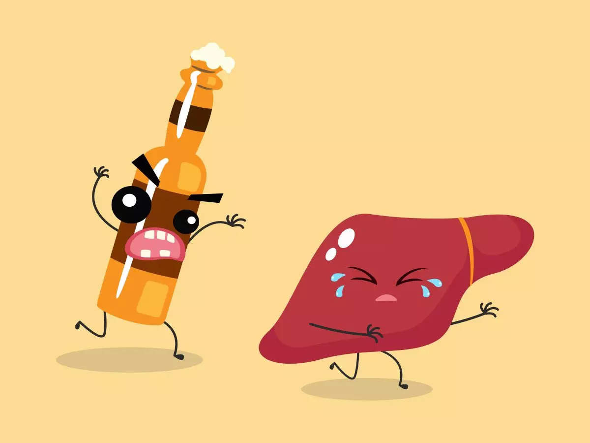 Alcohol-related liver disease: Early signs that signal your liver may be  damaged from drinking alcohol | The Times of India