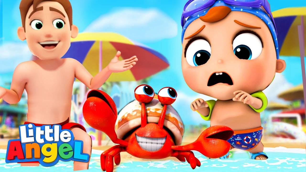 English Nursery Rhymes: Kids Video Song in English 'Beach - Baby John ...