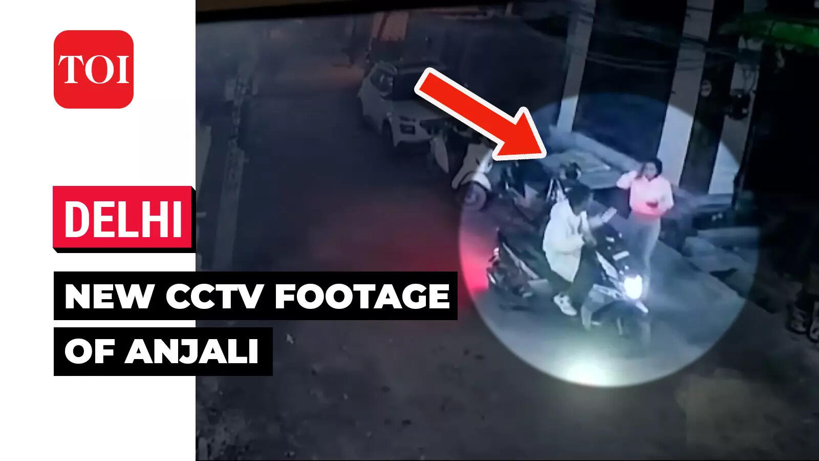 Delhi dragged to death case Fresh CCTV footage of Anjali and Nidhi(04)