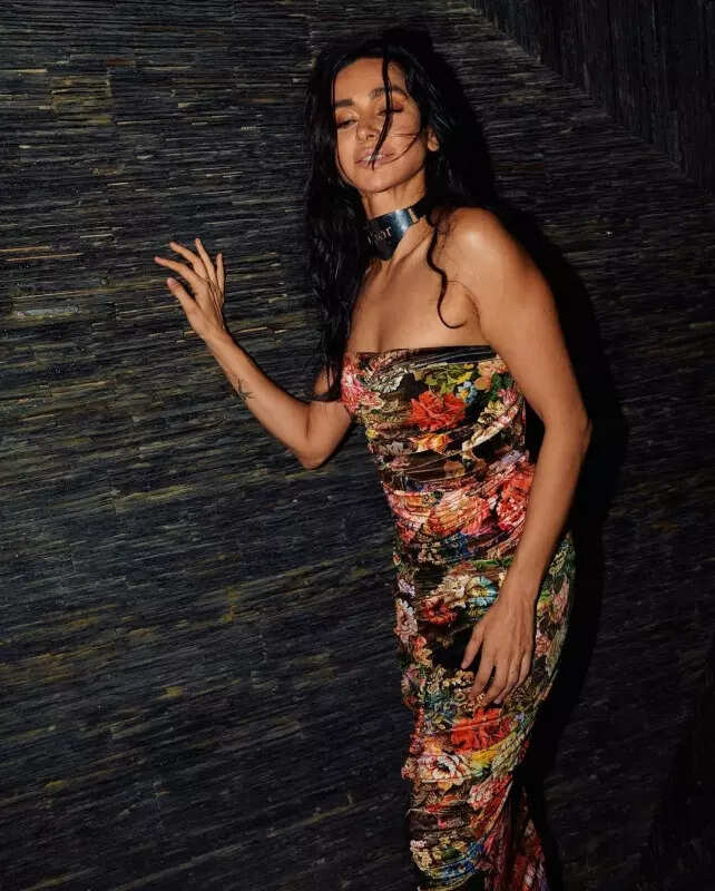 Shibani Dandekar leaves us smitten with her flawless style in ruched dress, see pictures