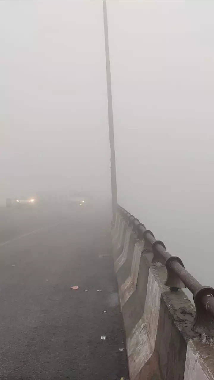 Delhi Weather: Dense Fog Lowers Visibility In National Capital; Flight ...