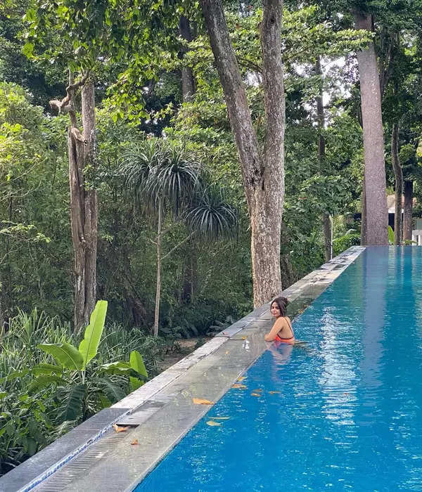 Mallika Sherawat drops stunning pool pictures from her exotic vacation