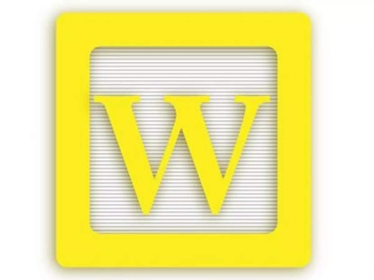 yellow letter w