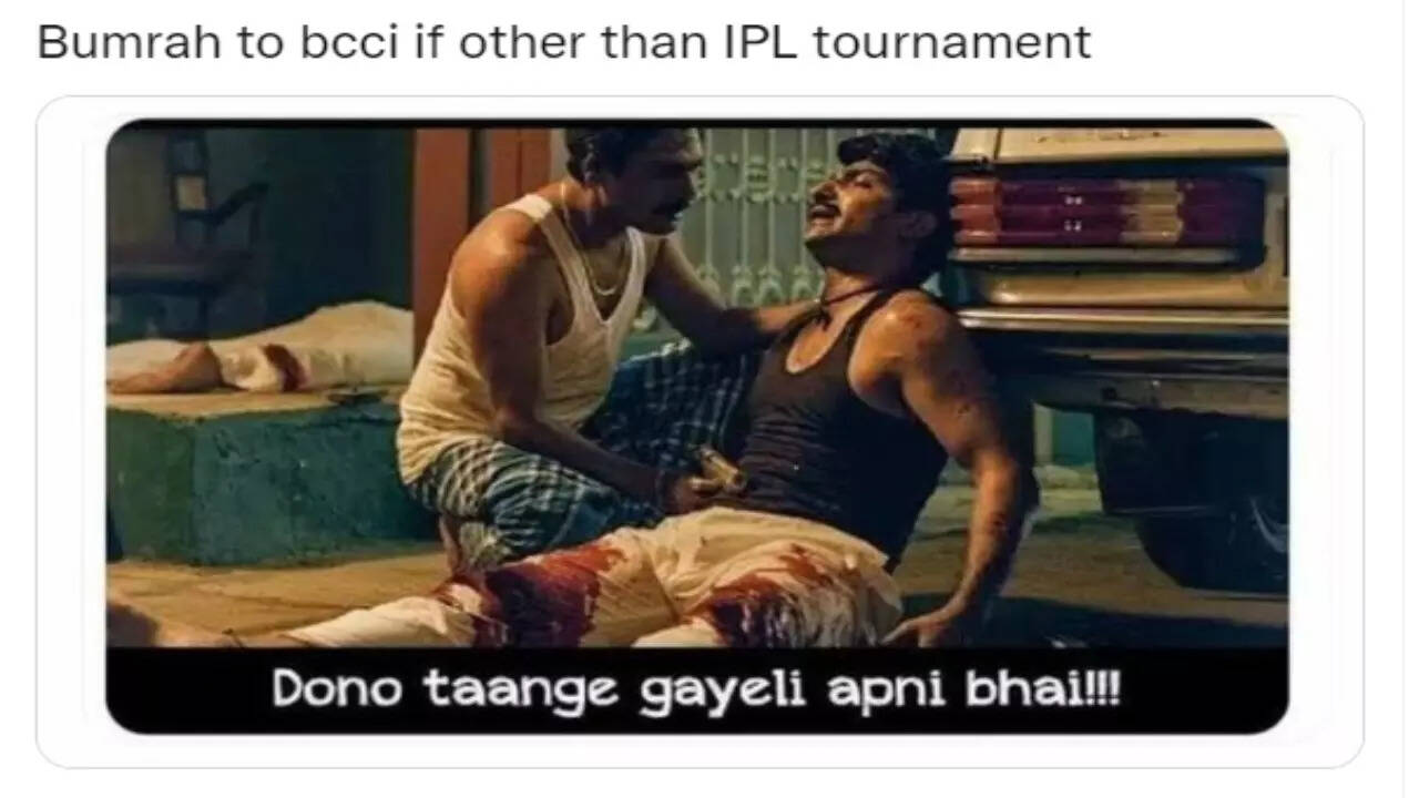 &lsquo;He will be fully fit for IPL&rsquo;: Bumrah pulled out of Sri Lanka ODIs, fans react via memes