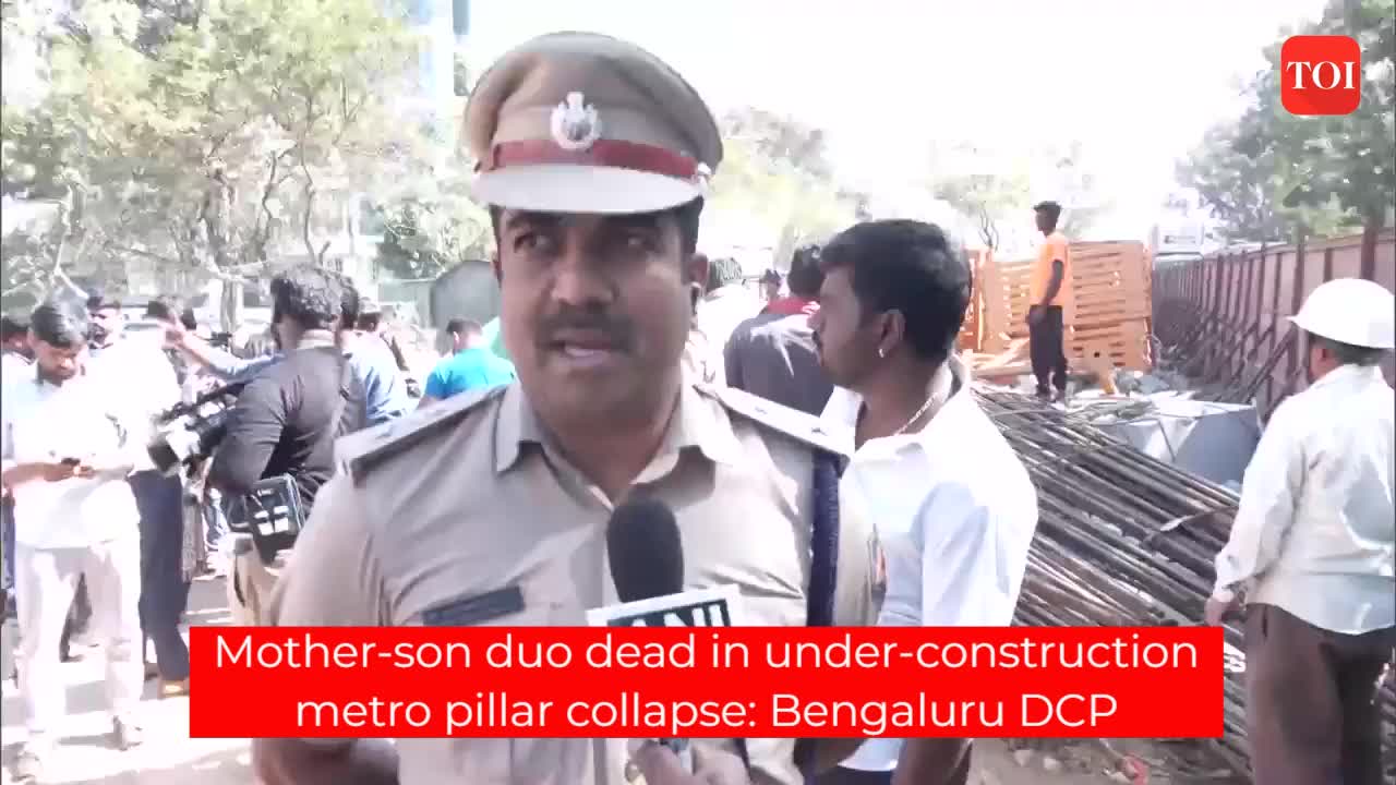 Mother-son Duo Dead In Under-construction Metro Pillar Collapse ...