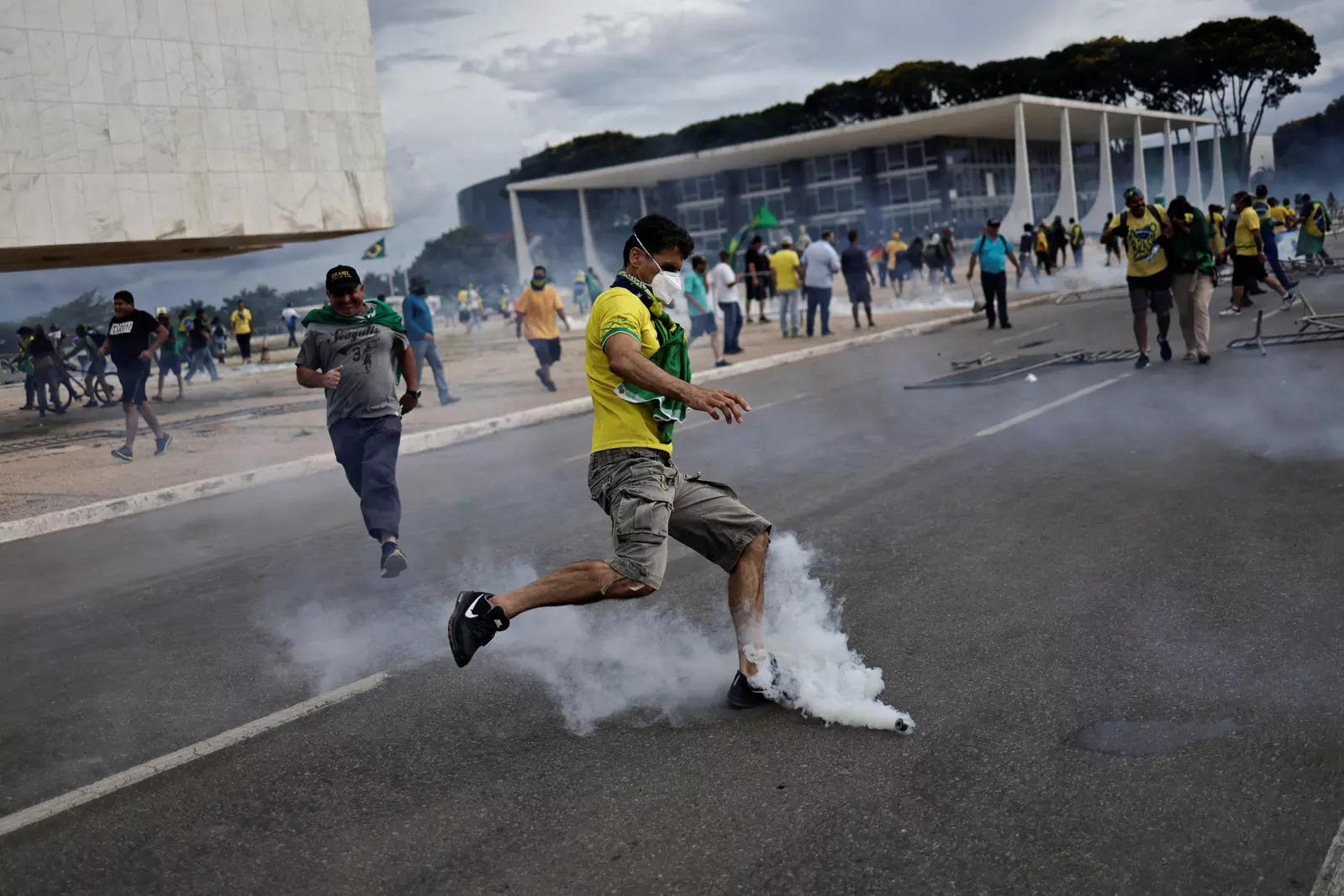 In Pictures: Bolsonaro supporters storm Brazilian government buildings