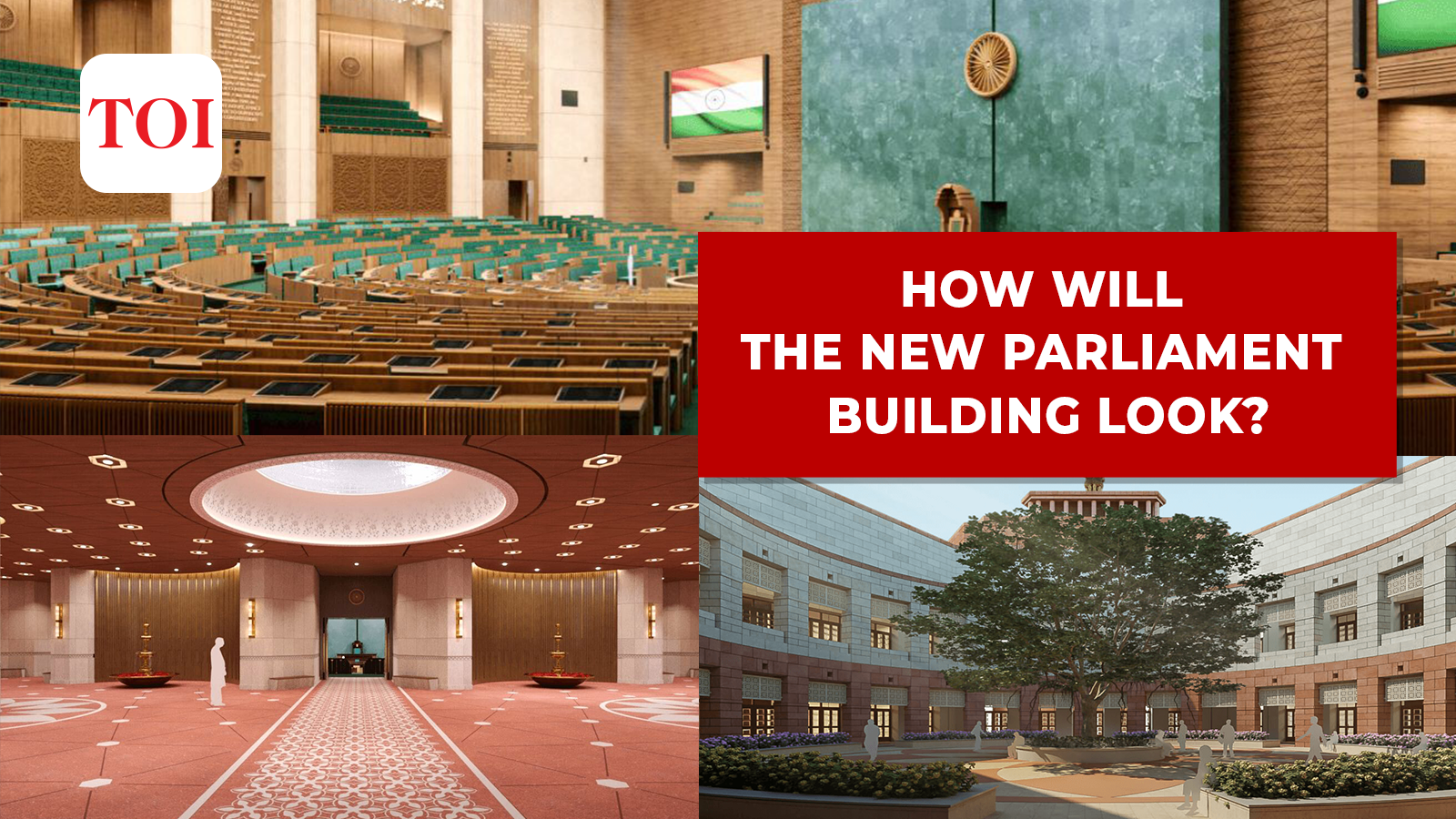 First look: Inside images of new Parliament building in Delhi