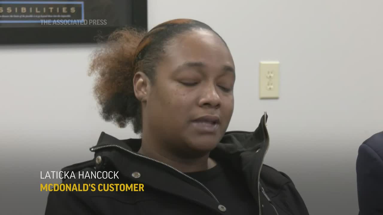 mcdonald Ohio cop sent on leave for hitting a Black woman in a