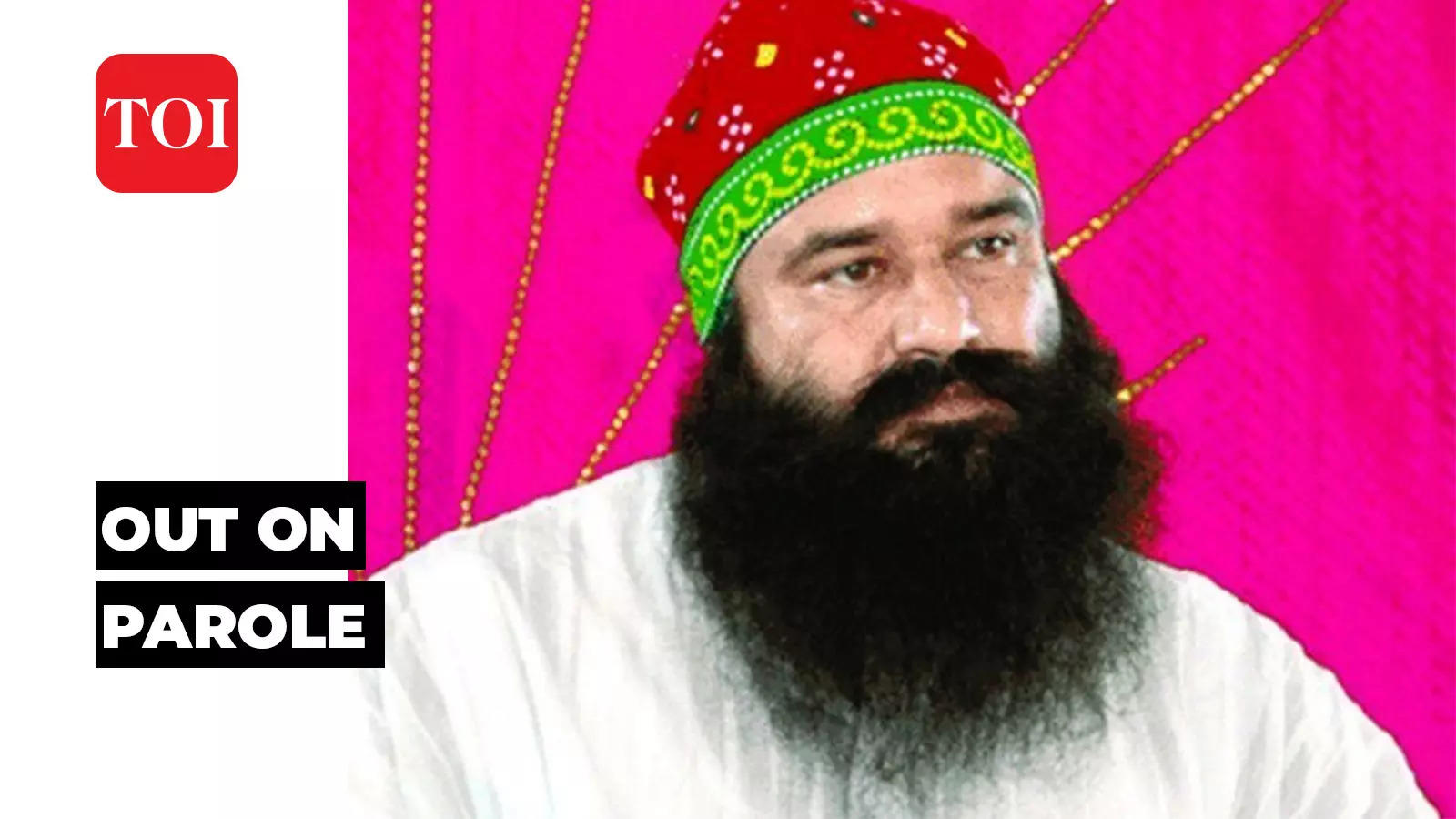 Gurmeet Ram Rahim Singh Walks Out Of Jail On Parole