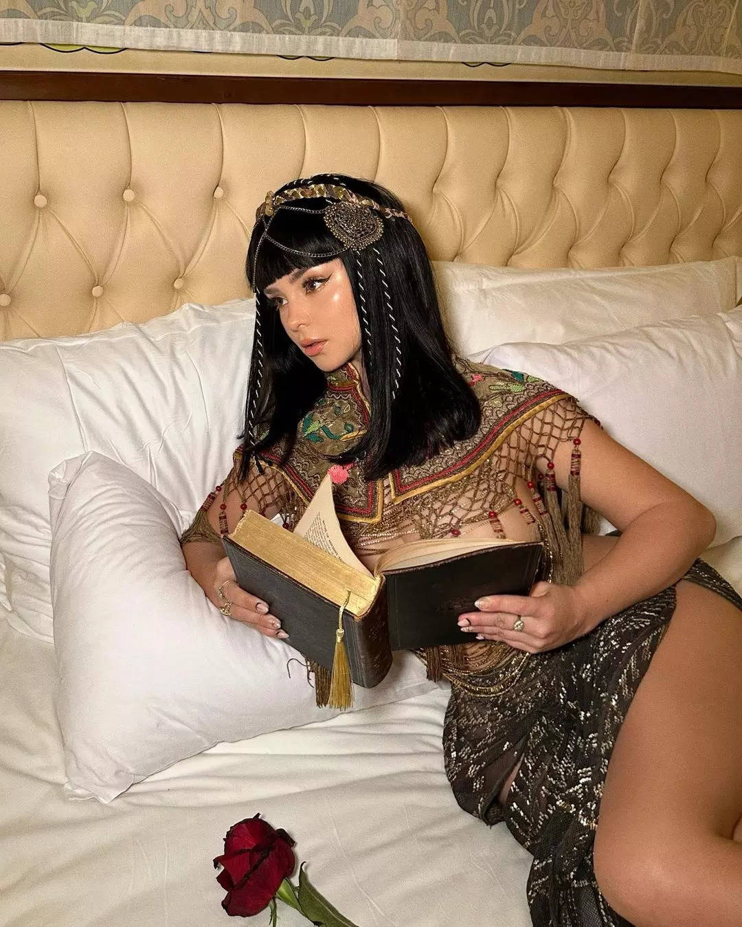 Mesmerising pictures of Instagram sensation  as an Egyptian Queen